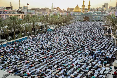 نماز عید سعید فطر در کربلای معلی
