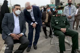 مراسم رونمایی از تندیس سپهبد شهید، سردار حاج قاسم سلیمانی در تقاطع بزرگراه شهید قاسم سلیمانی و بزرگراه شهید مدرس