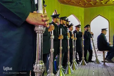 آیین نقاره ‌زنی در حرم حضرت شاهچراغ(ع)