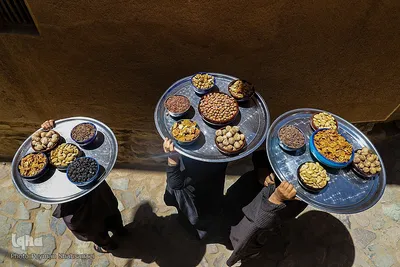 آیین سنتی ۶ امام حسین در شهر بَرزُک کاشان