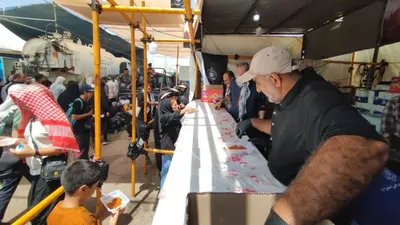 گزارش تصویری فعالیت موکب اوقاف مازندران در شهر مقدس سامرا