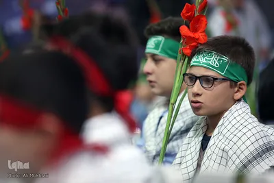 مراسم زنگ دانش آموز شهید در گلزار مطهر شهدا