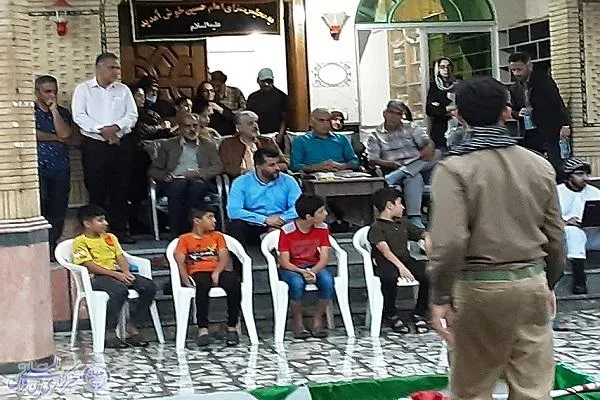 اجرای چهار نمایش منتخب بخش ملی تئاتر خیابانی ششمین اشکواره حسینی در ایزدشهر