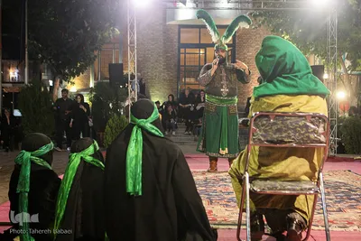 مراسم تعزیه خوانی در خانه هنرمندان تهران