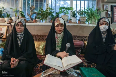 جلسه آموزش قرآن استاد بلده