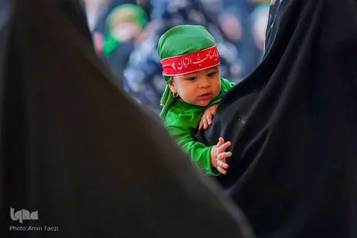 مراسم شیرخوارگان در حرم مطهر شاهچراغ(ع)