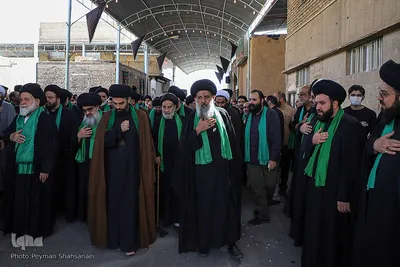 دسته عزاداری سادات و روحانیون شهرستان خمینی شهر
