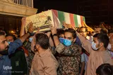 مراسم وداع با شهید گمنام در قزوین