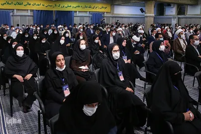 دیدار نخبگان و استعدادهای برتر تحصیلی با رهبری