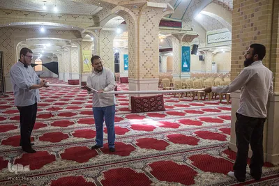 عمامه گذاری جمعی از طلاب استان قزوین