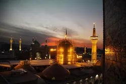 Mövlud münasibətilə İmam Rzanın (ə) hərəmi güllər və işıqlarla bəzədildi - Foto