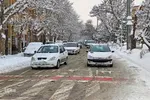 بارش سنگین برف در همدان‎‎