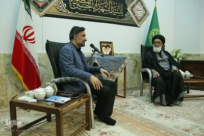 دیدار روح‌الله دهقانی فیروز‌آبادی، رئیس جهاددانشگاهی با حجت الاسلام والمسلمین سعیدی، تولیت آستان مقدس حضرت معصومه(س)
