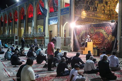 مراسم شهادت امام حسن مجتبی (ع) در حرم مطهر شاهچراغ‎(ع)