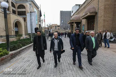 مراسم تجدید عهد هنرمندان با سردار آسمانی