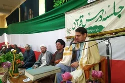 ھندوستان؛ قرآنی محفل میں ایرانی قاری کی تلاوت + تصاویر
