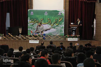 استاد احمد دباغ، حافظ کل قرآن و مبلغ روشندل در محفل انس با قرآن_اراک