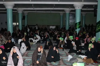 مراسم معنوی شب قدر در مصلی تکاب‎