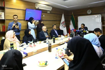 نشست خبری احمد قره‌باغیان، مدیرعامل سازمان انتقال خون