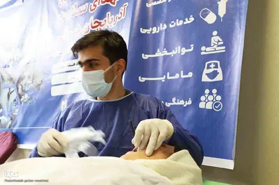 برگزاری اردوی جهادی پزشکان متخصص در روستای نقدوز اهر
