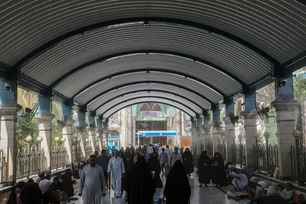 تجهیز کامل بین‌الحرمین به دستگاه‌های سرمایشی در آستانه محرم
