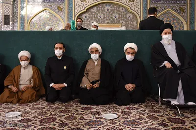 مراسم بزرگداشت آیت‌الله گرایلی در حرم رضوی