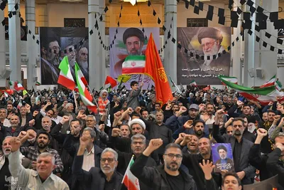 مراسم چهلمین روز شهادت قائد شهید امت در حرم شاهچراغ(ع)