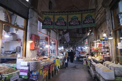 سیاه پوش شدن بازار تبریز