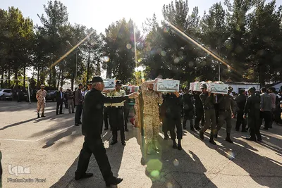 استقبال از 9 شهیدگمنام دوران دفاع مقدس ـ شيراز