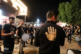 عزدارای خرمشهری‌ها در شب عاشورا