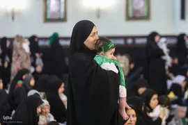 مراسم شیرخوارگان حسینی در حرم عبدالعظیم حسنی