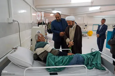 افتتاح بخش دیالیز دارالشفاء حرم مطهر به مناسبت روز بزرگداشت حضرت شاهچراغ(ع)