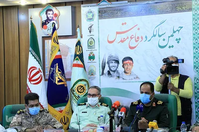 نشست خبری مشترک فرمانده سپاه الغدیر و فرمانده ناجا در استان یزد