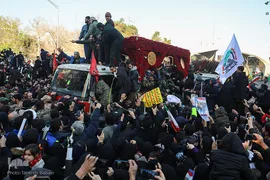 مراسم تشیع پیکر شهید سپهبد حاج قاسم سلیمانی در دانشگاه تهران