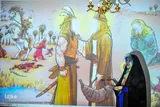 پرده‌خوانی داستان حضرت ام‌البنین(س) در مؤسسه ریحانة‌ الحسین اهواز + عکس