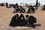 عزاداری عصر عاشورا در صحرا - سمنان