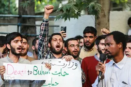 تجمع دانشجویی درحمایت ازشیخ‌ زکزاکی