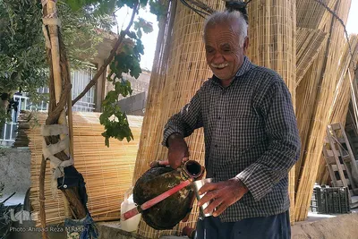 بوریا بافی در زرقان استان فارس