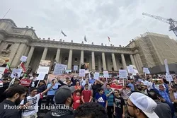 بالصور...مظاهرات لإدانة إغتیال اللواء 