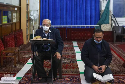 جلسه آموزش قرآن استاد حسن پروازی و استاد محمد حسن نعمتی