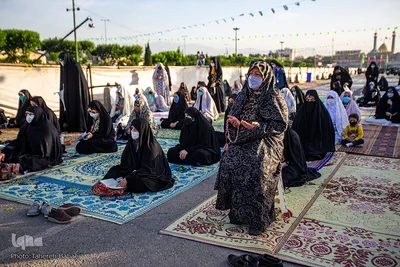 نماز روز عید سعید فطر در جوار حرم حضرت عبدالعظیم حسنی(ع)