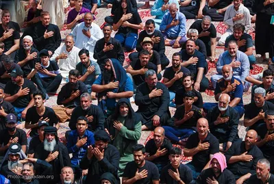 تشییع تابوت نمادین حوضه حکمت امام محمد جواد