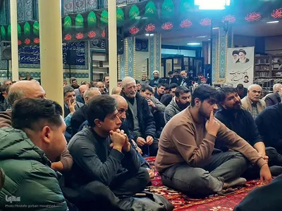 مراسم عزاداری و سینه زنی به مناسبت ایام شهادت حضرت زینب کبری(س) در اهر