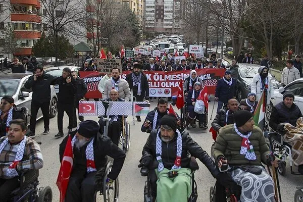 Türkiyədə Fələstin üçün yürüş