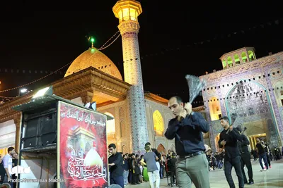 مراسم سوگواری حسینی در حرم حضرت شاهچراغ(ع)