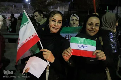 شادمانه پیروزی تیم ملی در شیراز