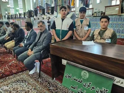 عزاداری و اجتماع حماسی نوجوانان و جوانان امام رضایی در اهر