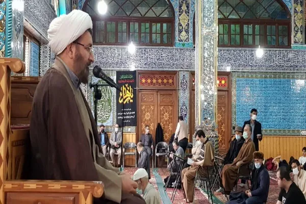 مراسم معنوی اعتکاف در مسجد جامع اردبیل 