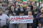 تجمع مردم سمنان در محکومیت جنایت اسرائیل در غزه‎