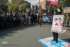 راهپیمایی مردم اهر در محکومیت حادثه تروریستی حرم شاهچراغ